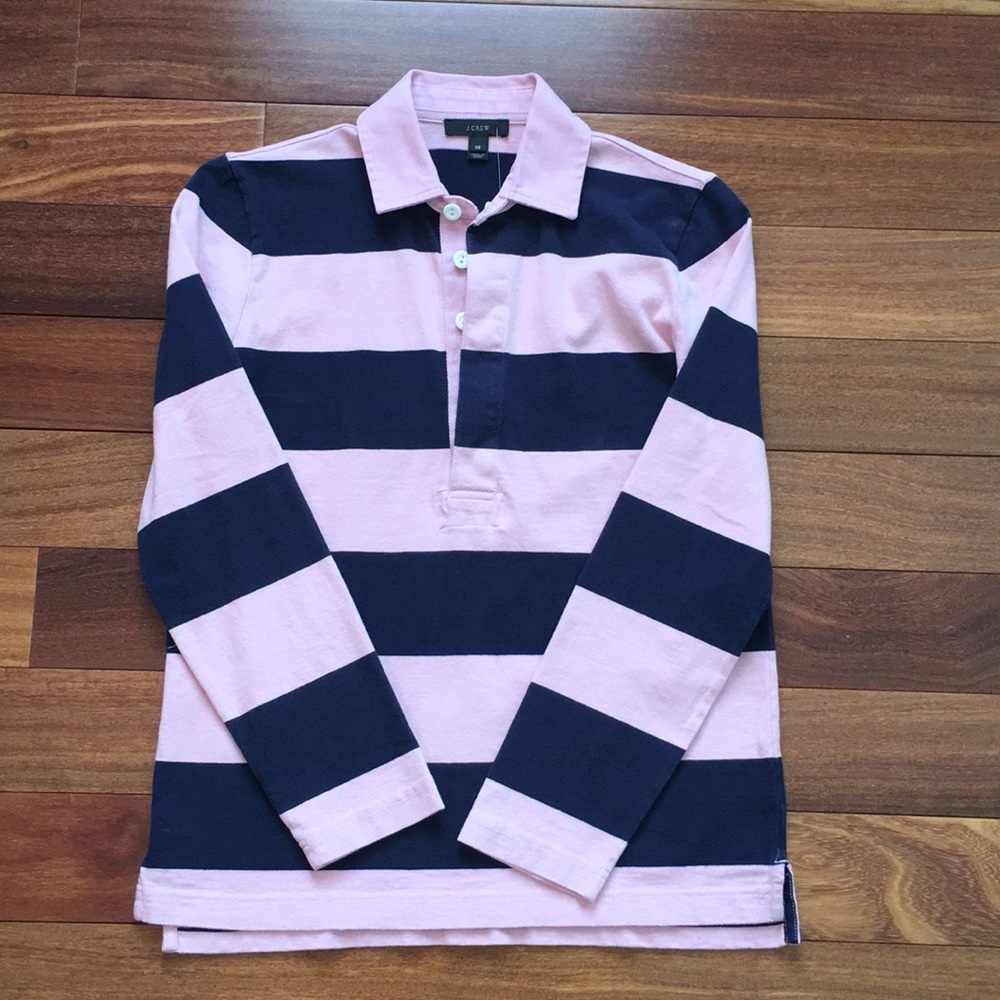J.Crew striped rugby shirt